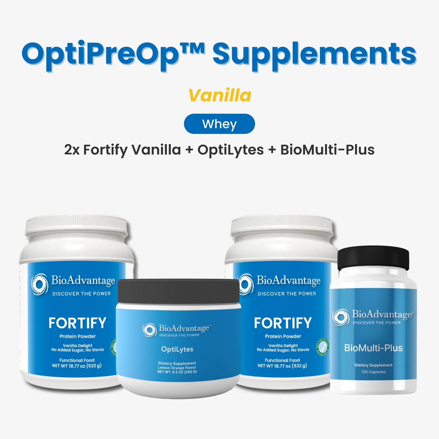 OptiPreOp™ Supplements